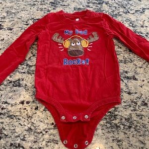 My dad rocks koala baby long sleeve T-shirt onesie